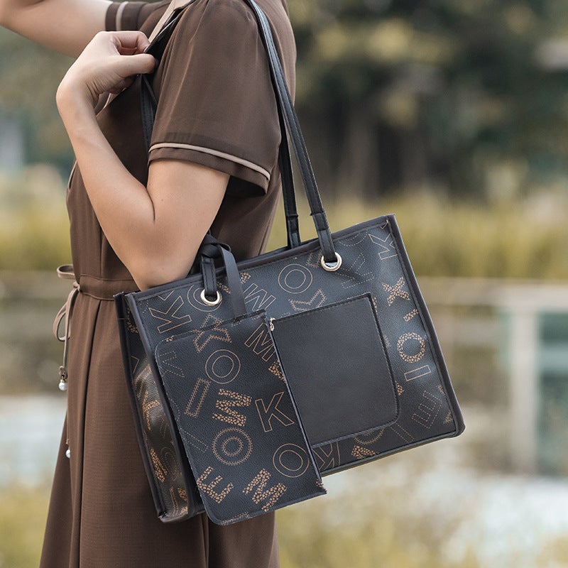 Bag Large Capacity Women'S Bag 2023Ladies Hand Bags Vintage Tote Bag Trendy Printed Shoulder Bag For Women - Image 5